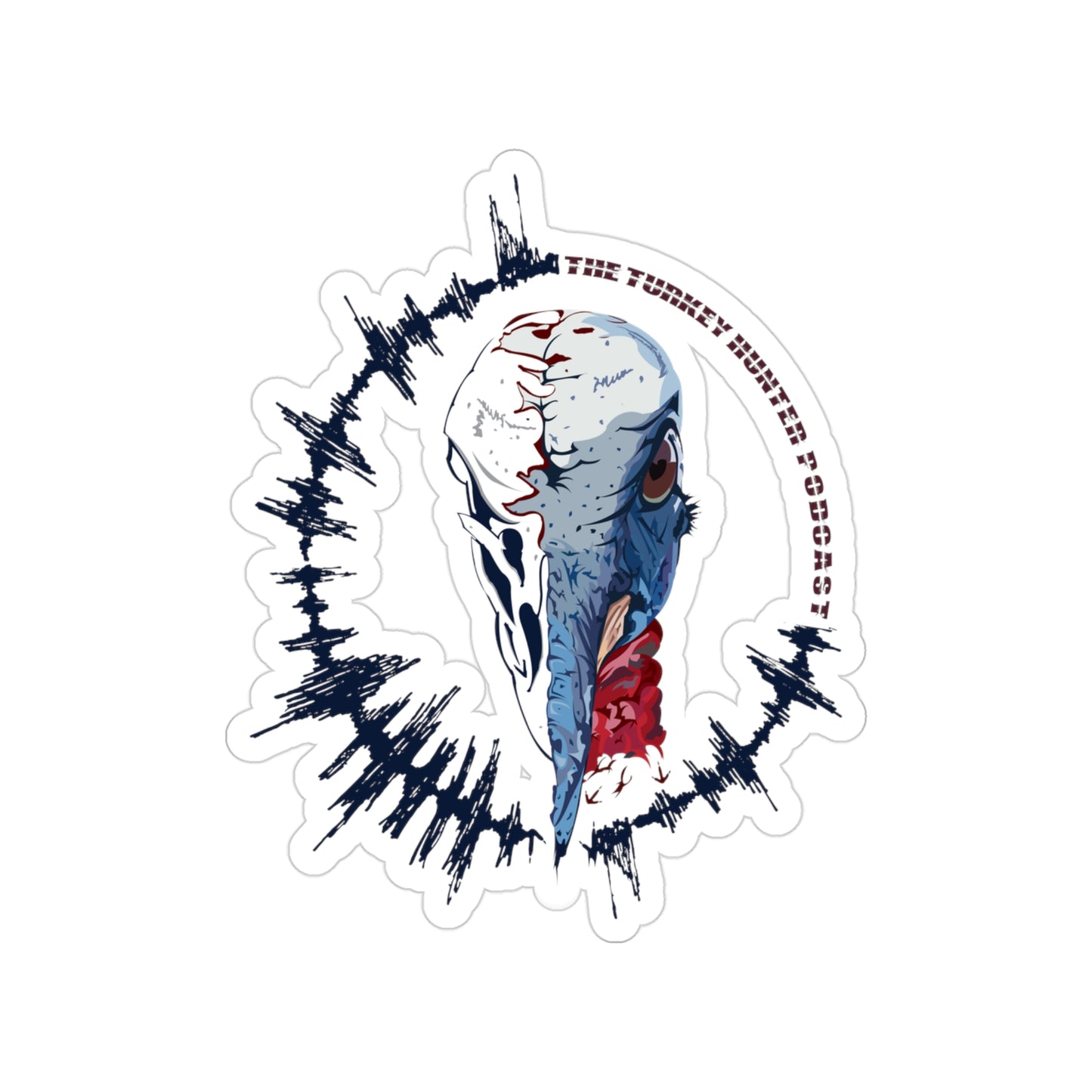 Transparent Outdoor Stickers, Die-Cut, 1pcs