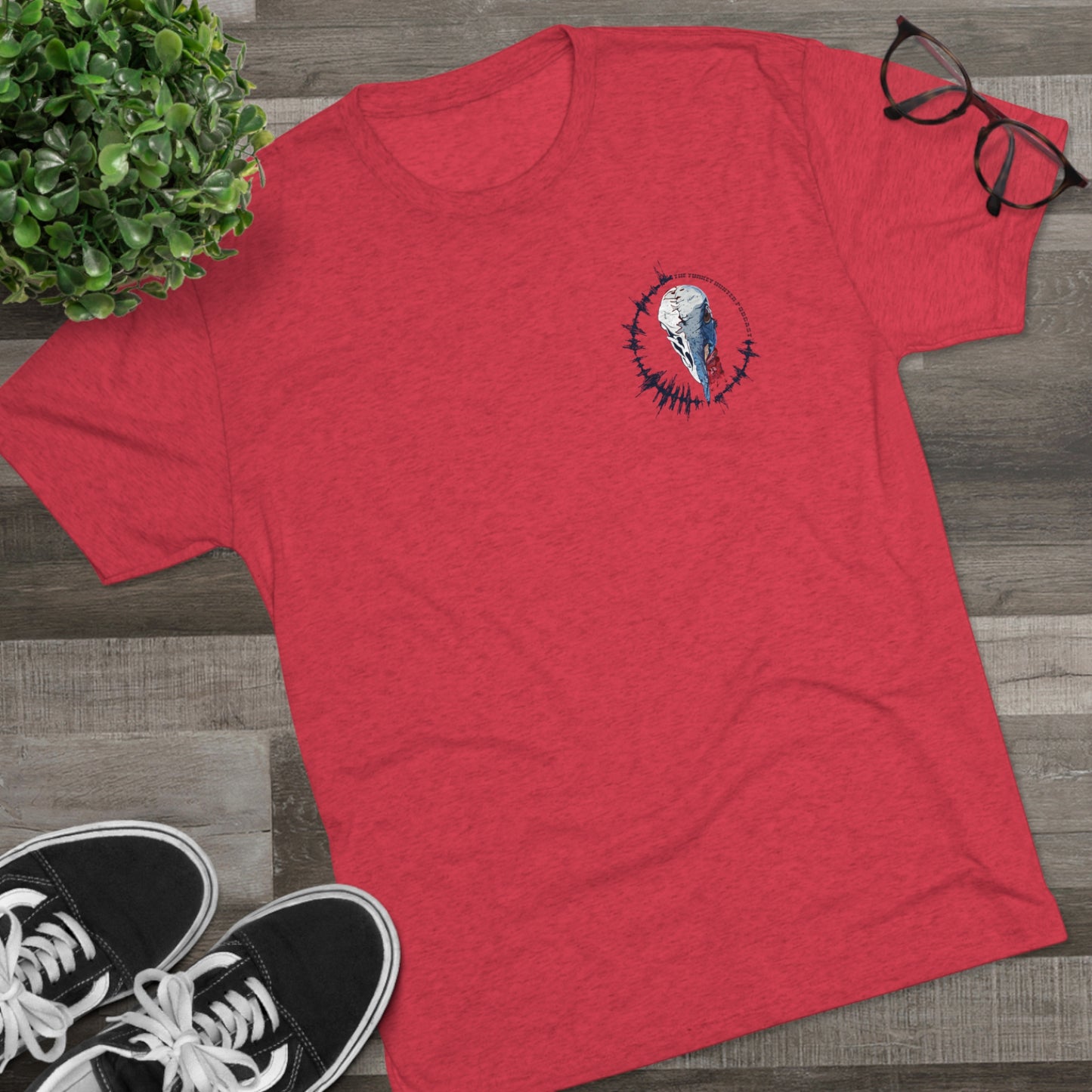 Turkey Hunter Podcast Tri-Blend Crew Tee